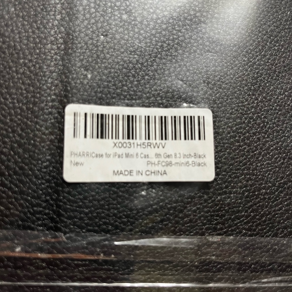 Ipad MINI 6 case generation 8.3 inch black